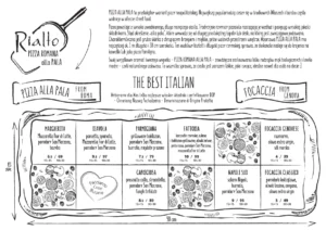 Menu Pizza Romana alla Pala